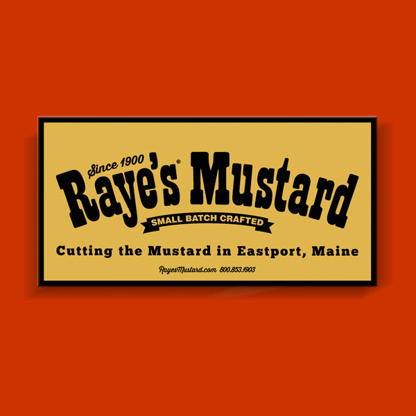Raye's Mustard Vinyl Sticker - Yellow