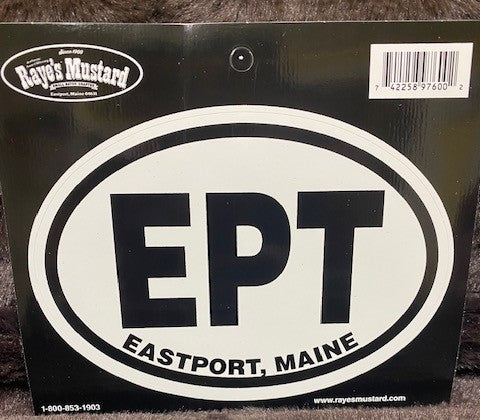 Eastport Black & White Vinyl Sticker