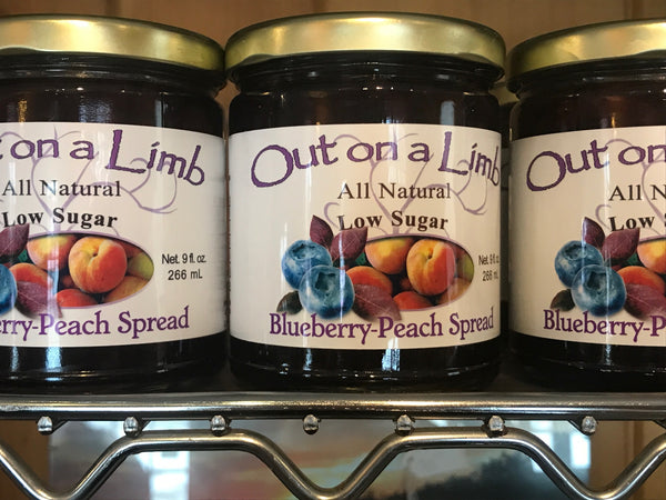 Out on a Limb - Low Sugar Blueberry-Peach Spread