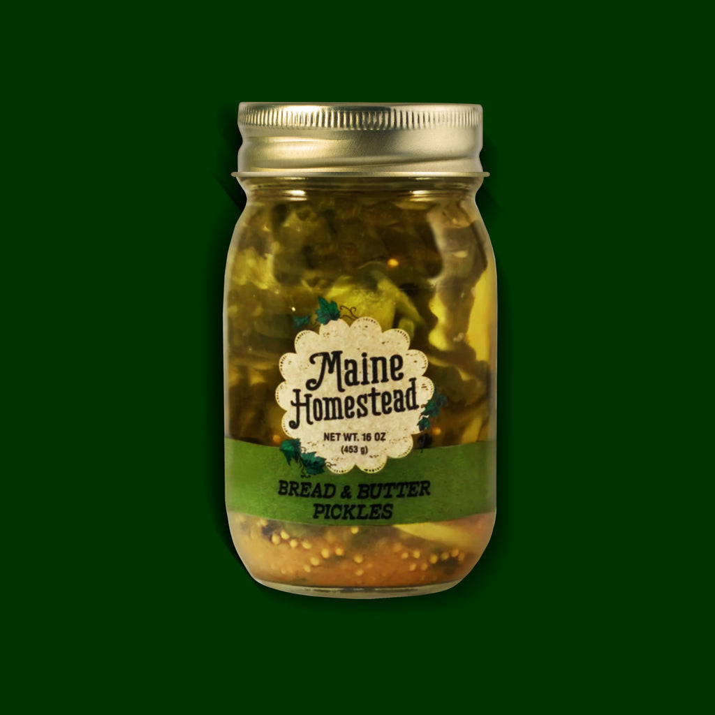 Maine Homestead Pickles - Bread & Butter 16 oz Jar