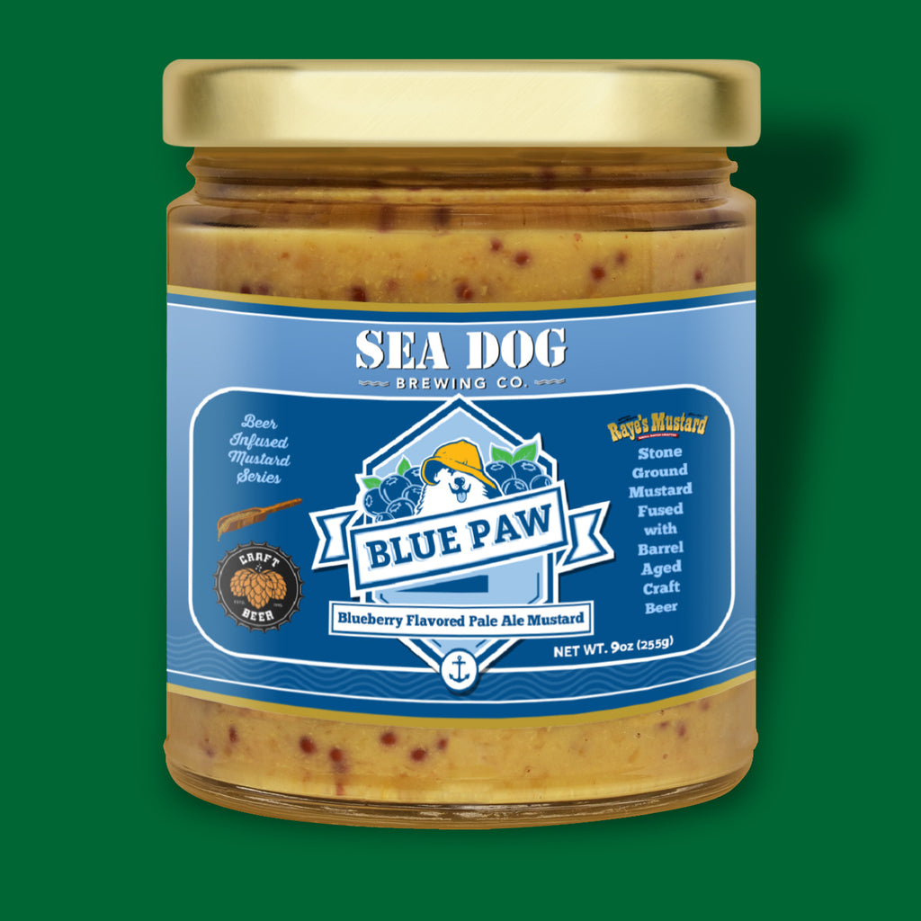 Sea Dog Blue Paw Mustard